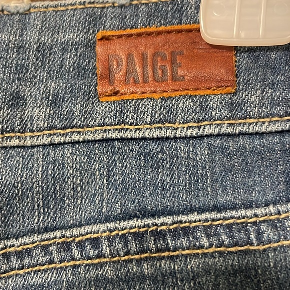 Paige Distressed Denim Shorts - Picture 8 of 10